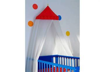 Używany, baldachim moskitiera nad lozko biala do pokoju dziecka na sprzedaż  Zamość