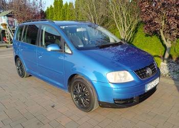 VW Touran 1,6 2004r 7 osób 6 biegów BEZ KOROZJI Kimatronik Tempomat zamiana na sprzedaż  Witkowo