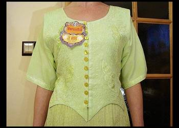 Sukienka indyjska-XL z kamizelką przewiewna na Wiosne, Lato na sprzedaż  Konin