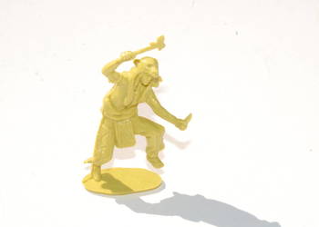 Stara figurka Indianin z toporkiem żołnierzyk makieta unikat kolekcjonerski na sprzedaż  Cieszyn