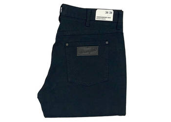 Spodnie męskie Wrangler Greensboro 803 Dark Navy Regular W34 L34, używany na sprzedaż  Opole