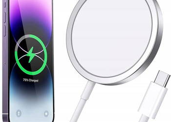 Qiktech Szybka Ładowarka Bezprzewodowa Indukcyjna Magsafe Do Iphone Usb-C… na sprzedaż  Płońsko
