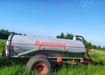 Beczka Wóz asenizacyjny Beczkowóz Kemper 7000l Ocynk Balony na sprzedaż  Ćmińsk