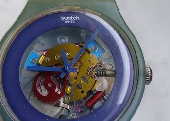 Zegarek Swatch Blue Grey Lacquered na sprzedaż  Chrzanów