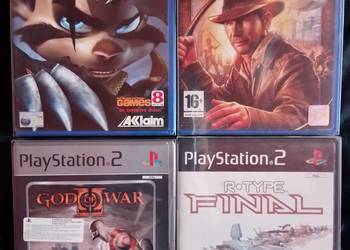 Gry Playstation 2 (4 gry), używany na sprzedaż  Szczekociny