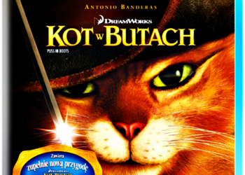 Używany, KOT W BUTACH    BLU-RAY 3D / 2D na sprzedaż  Kalisz