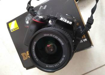 Lustrzanka Nikon D5300 + obiektyw 18-55 stan idealny, używany na sprzedaż  Bielsko-Biała
