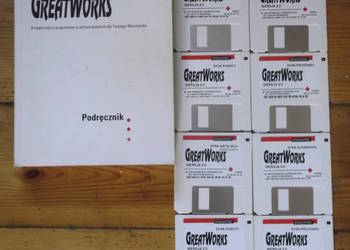 Macintosh, Apple - GreatWorks Podręcznik + dyskietki na sprzedaż  Lębork