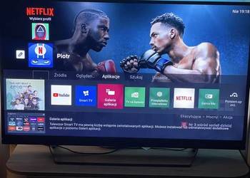 Telewizor Philips 55 cali smart tv ambilight, używany na sprzedaż  Wola Obszańska