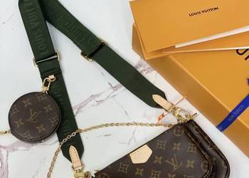 Torebka listonoszka Louis Vuitton Multi Pochette 3w1 monogram khaki na sprzedaż  Kraków