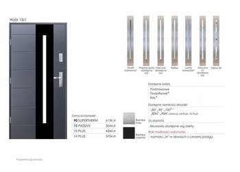 Drzwi KMT 13s1 - 54 PLUS 75 PLUS 75 PASSIVE 90 SUPERTHERM na sprzedaż  Szczekociny