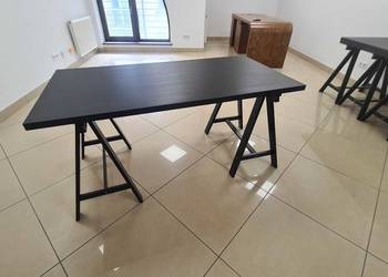 Stół biurko Ikea blat + koziołki 4 komplety na sprzedaż  Białystok