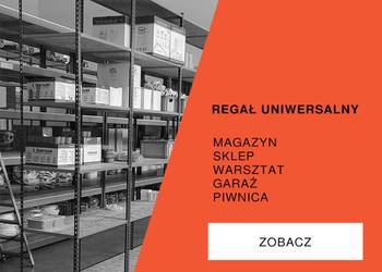 MOCNE i TRWAŁE Regały półkowe metalowe WYSOKA JAKOŚĆ na sprzedaż  Szczecin