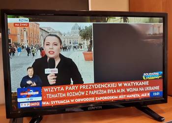 TV  19 &quot; do areszt  z wbudowanym dekoderem T-2 HEVC na sprzedaż  Łódź