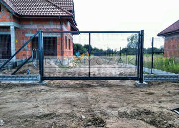 Brama przesuwna 1,50m panele furtki bramy gabiony montaż na sprzedaż  Toruń