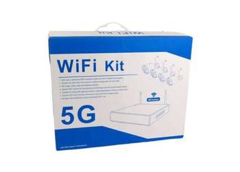 Używany, Zestaw monitoringu WiFi 5G i-tronic – nowy, kompletny zestaw kamer IP z rej na sprzedaż  Mszana Dolna