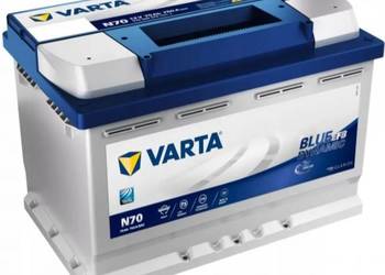 Akumulator Varta Blue Dynamic EFB START&amp;STOP 70Ah 760A N70 na sprzedaż  Starogard Gdański