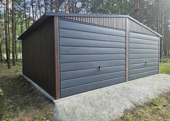 Używany, 6x5 Garaze Blaszane Garaż Blaszany Blaszak Blaszaki Drewnopodobny na sprzedaż  Brzozów
