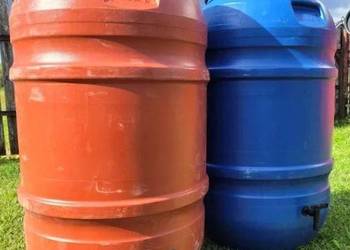 Używany, Beczka, 220L, zbiornik, z kranikiem, na paliwo, Woskrzenice Duże na sprzedaż  Woskrzenice Duże