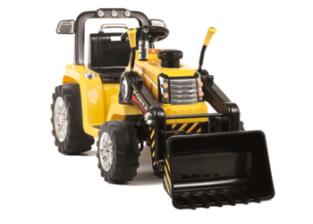 NAJMOCNIEJSZY TRAKTOR Z ŁYŻKĄ I PILOTEM 12V TRZY PRĘD./1005, używany na sprzedaż  Toruń