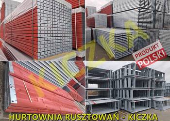 RUSZTOWANIE SYSTEMOWE HURTOWNIA Rusztowania Elewacyjne Typ PLETTAC 200m2 na sprzedaż  Ostrołęka
