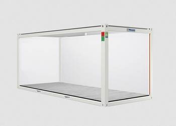 RAMA KONTENERA CONTAINEX Z PODŁOGĄ I DACHEM – 2,5 x 6 m na sprzedaż  Wrocław