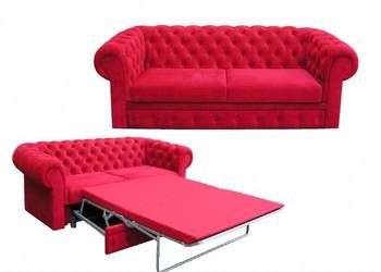 Sofa Chesterfield 3 osobowa Funkcja spania na sprzedaż  Kęty