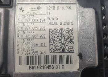 WYŚWIETLACZ EKRAN 9218453 BMW SERIA 7 F01 na sprzedaż  Lipno