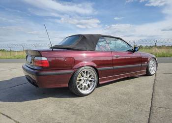 BMW 318i E36 Cabrio 3.0 M54B30 231KM Mpakiet Canyonrot Schmiedmann BBS na sprzedaż  Łódź