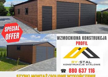 Domek Narzedziowy Garaż Blaszany 3x5 PROFIL Wiata Hala PRODUCENT na sprzedaż  Oświęcim