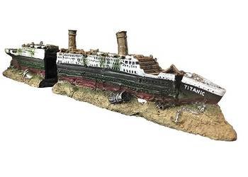 Wrak statku Titanica 38,5 cm | Ozdoba do akwarium na sprzedaż  Płock