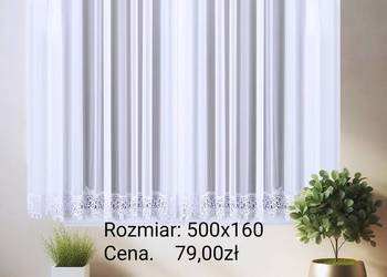 Firana 500x160 firany firanki gotowe woal gipiura na sprzedaż  Wyszków