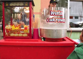 Wata cukrowa, Popcorn, granitor - wynajem, używany na sprzedaż  Wrocław
