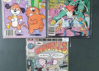 Zestaw 3 oryginalnych komiksów Marvel USA - 1986 rok, używany na sprzedaż  Gdynia
