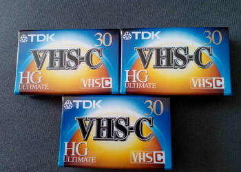 Kaseta TDK HG Ultimate VHS-C 30 na sprzedaż  Kąty Wrocławskie