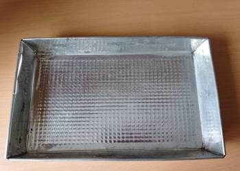 BLACHA do pieczenia ciasta, fakturowane dno + gratis druga blacha, metalowa na sprzedaż  Oborniki