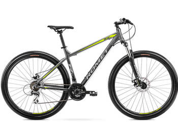 Nowy rower mtb Romet 9.1 koła 29 cali rama  cali szaro-zielono-srebrny na sprzedaż  Brzeg