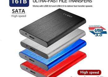 Dysk Zewnetrzny 16 TB USB 2.0 3.0 Kurier PL na sprzedaż  Tęgobórz