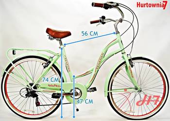 Używany, Rower miejski damski retro venetian 26&quot; Shimano 6 biegów Hit na sprzedaż  Skawina