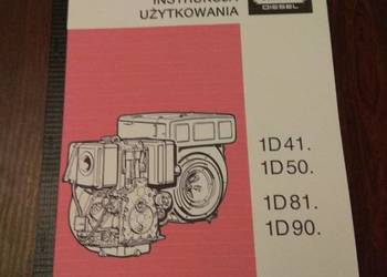 Hatz diesel 1D41 1D50 1D81 1D90  instrukcja użytkowania, używany na sprzedaż  Stalowa Wola
