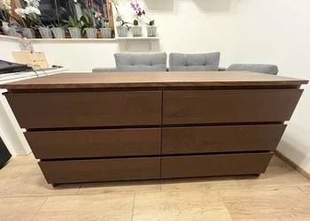 Używany, Komoda Malm Ikea 6 szuflad na sprzedaż  Skrzynki