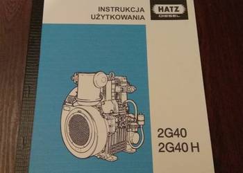 Hatz diesel 2G40 2G40H instrukcja użytkowania na sprzedaż  Stalowa Wola