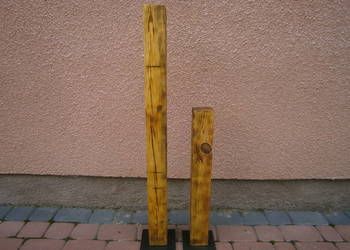 belki drewniane na metalowej podstawie. na sprzedaż  Siedlce