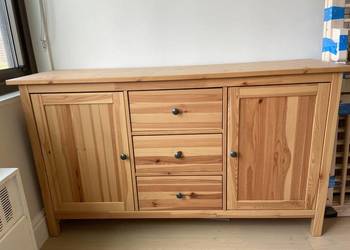 Używany, Komoda-kredens IKEA HEMNES- szafa-drewno-IKEA HEMNES-Leksvik na sprzedaż  Warszawa