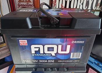 Akumulator AQU 55Ah 500A P+ na sprzedaż  Częstochowa