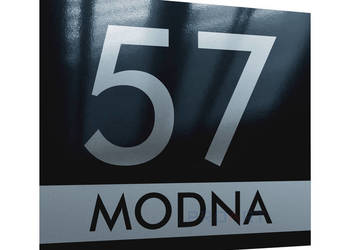 METALOWA tabliczka adresowa numer domu dom 25x20 M1 na sprzedaż  Warszawa