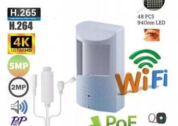 UKRYTA KAMERA W CZUJCE RUCHU 8MPX 4K WIFI AUDIO na sprzedaż  Wrocław