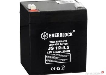 Akumulator ENERBLOCK AGM JS12-4.5 12V 4,5 Ah na sprzedaż  Szczecin