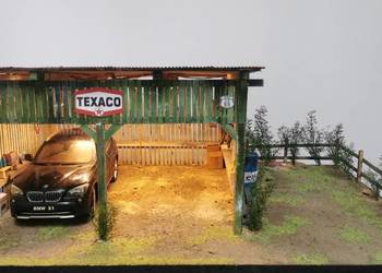 Używany, Diorama 1:18 Makieta autoart kyosho norev solido otto gt spirit bbr cmc bmw na sprzedaż  Kraków
