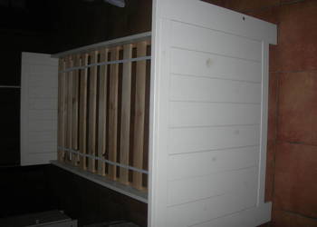 łóżko sosnowe pinio, używany na sprzedaż  Lublin